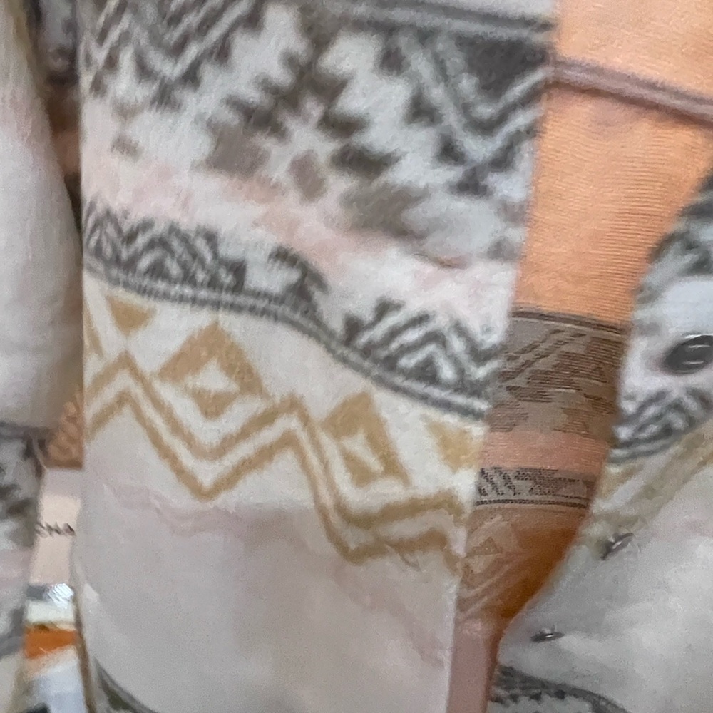 STOOSH Aztec Grey Button Up Jacket - Picture 4 of 11